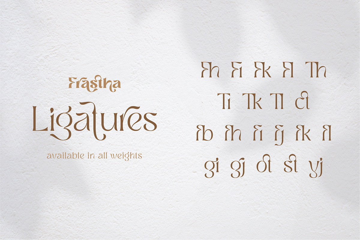 Frastha - Unique Display Serif Font, a Font by Ekahermawan (Photo 13 of 15)