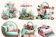 Pastel Summer Clipart Bundle, an Object Illustration by Design Scotch (Thumbnail 8 of 9)