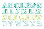 Anna Mae Shadowed Uppercase Font, a Serif Font by shawnanonna (Thumbnail 2 of 3)