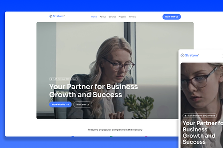 Stratum Consulting Framer Template