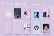 Instagram: Iridescent Galaxy, a Social Media Template by Liseno Designs (Thumbnail 4 of 8)