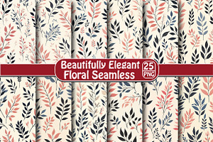 Beautifully Elegant Floral Seamless, an Illustration by DreamPrint404