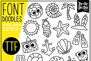 Summer Doodle Font