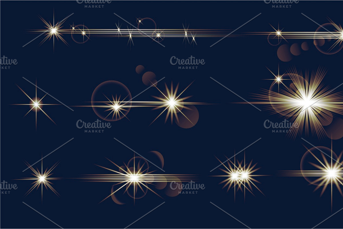 Light Effects Pack, an Object Graphic by alexdndz (Photo 2 of 11)