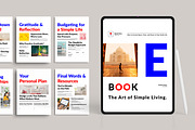 Minimal E-Book Template, an UI Kit Template by ContestDesign (Thumbnail 1 of 4)