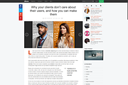 Adomo | Blog Template, a WordPress Template by premiumwd (Thumbnail 2 of 3)
