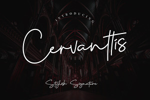 Cervanttis Signature Business Font