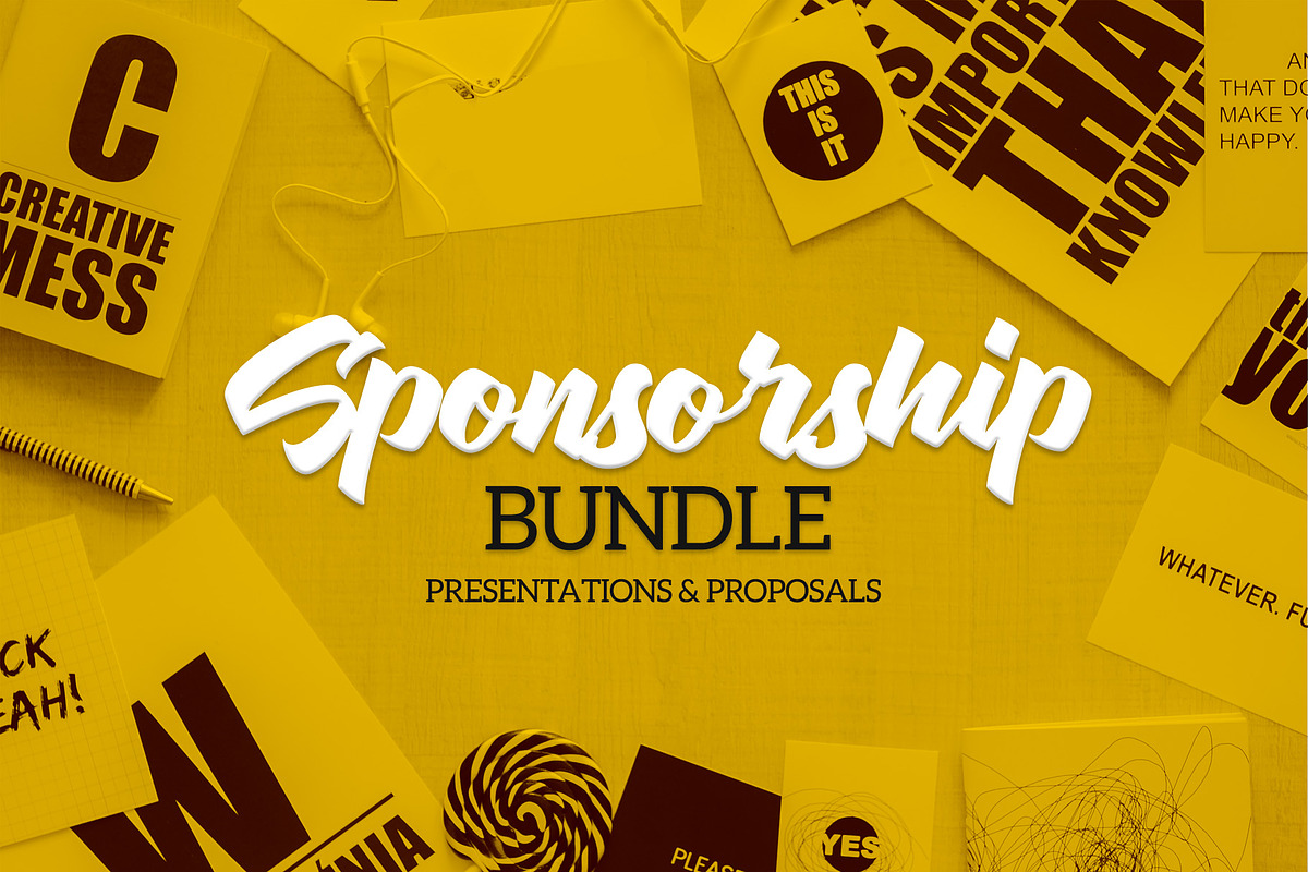 Sponsorship Bundle, a Stationery Template by ZohairKhanLtd (Photo 1 of 6)