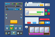 mobile game ui 100% vector, a Templates & Theme by Game Ui art (Thumbnail 4 of 7)