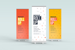 Roll Up Banner Mockup