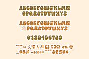 Sunflower Retro Groovy Font, a Handwritten Font by Babymimiart (Thumbnail 9 of 9)