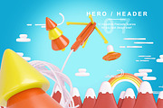 Bright Travel Items Scene Generator, a Product Mockup by mysuperproject (Thumbnail 13 of 16)