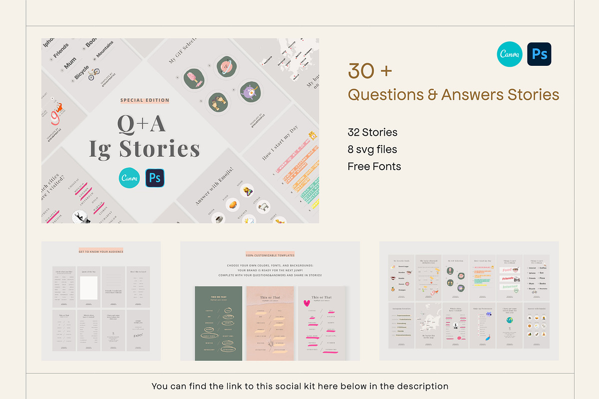 SALE! Social Kit BUNDLE Canva and PS, a Social Media Template by Sparrow & Snow (Photo 18 of 20)
