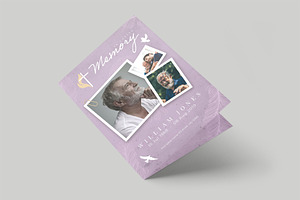 Church Funeral Program Template