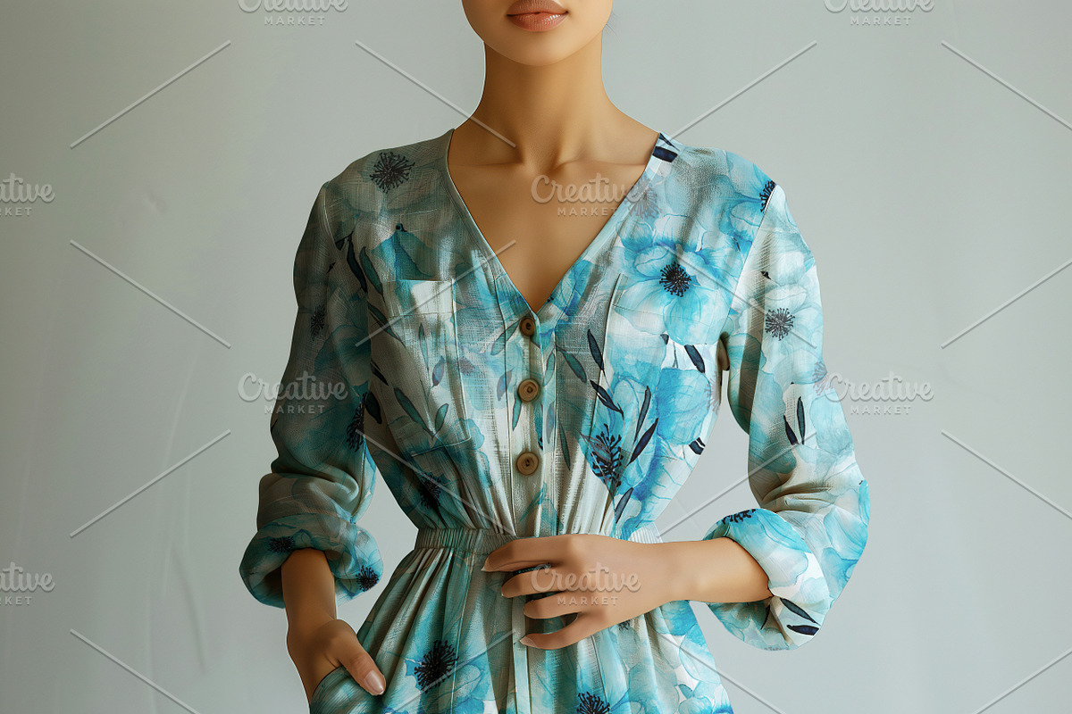 Short Jumpsuit  mockup, an Apparel Mockup by Nora Gad (Photo 10 of 15)