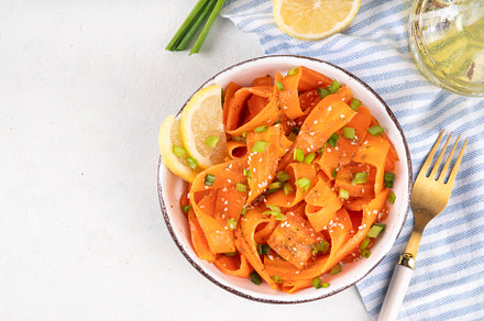 Viral trendy asian carrot salad