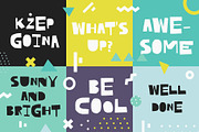 Cutout - bold uppercase font, a Script Font by Favete Art (Thumbnail 9 of 11)