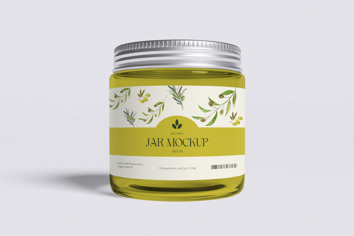 Jar Mockup Bundle Set, a Packaging Mockup by Rielismee (Photo 2 of 5)