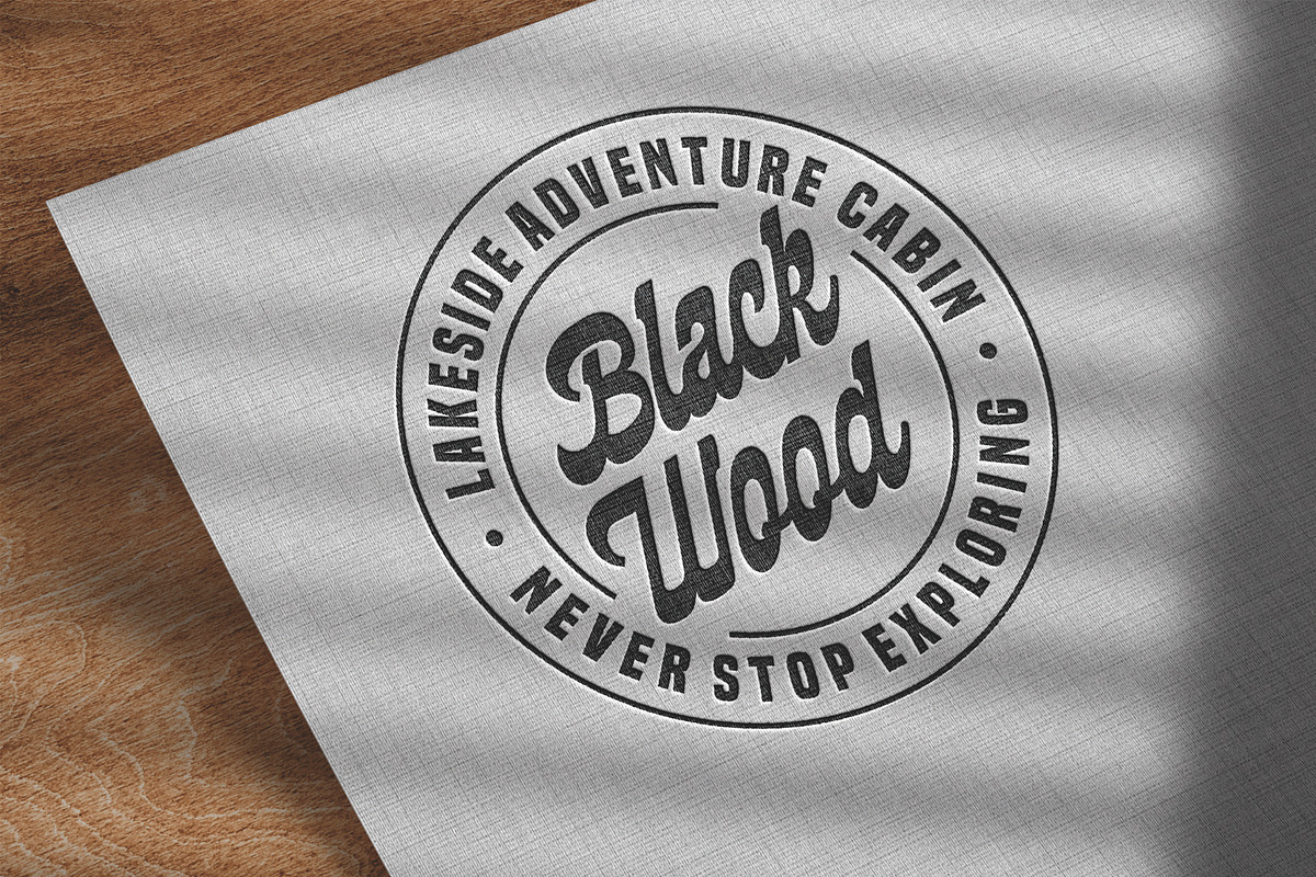 BLACK WOOD - Modern Classic Script, a Script Font by Havinkpen (Photo 2 of 9)