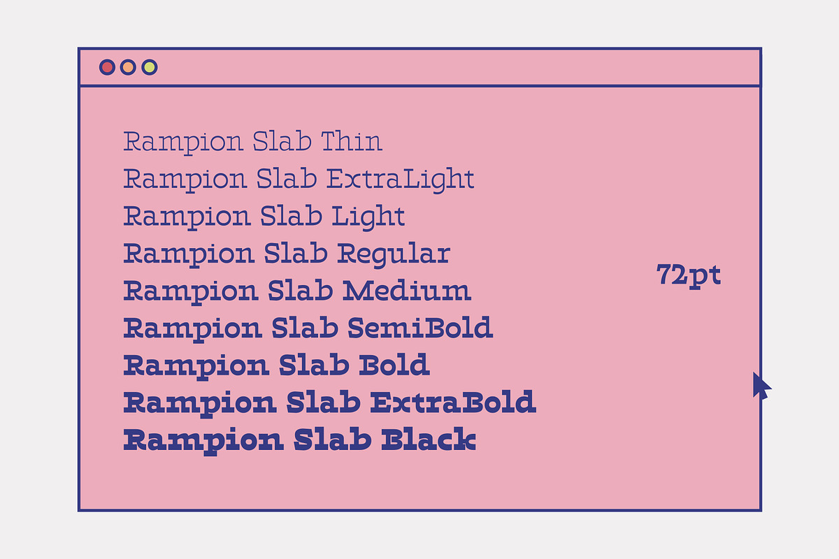 ED Rampion Slab, a Slab Serif Font by Emyself Design (Photo 2 of 12)