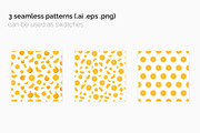 Oranges Seamless Patterns, a Pattern Graphic by 3Y_Design (Thumbnail 2 of 6)