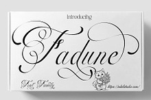 Fadune – Calligraphy Font Family