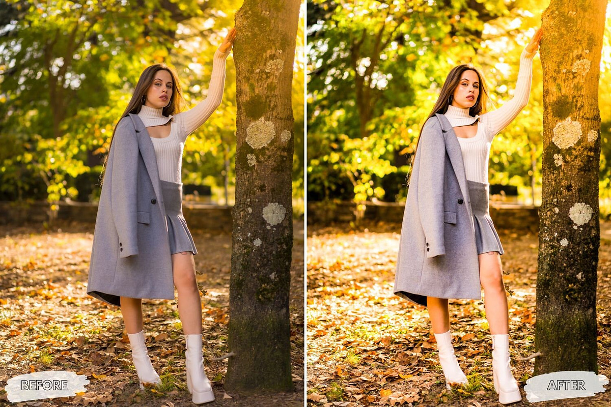 10 Amber Glow Lightroom Presets, a Preset Add-On by LucaTheme (Photo 4 of 9)