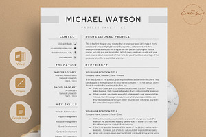 Resume/CV - The Watson