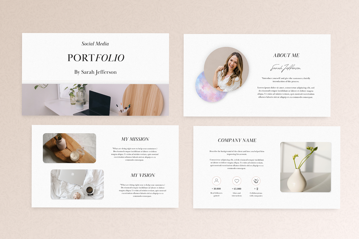 Social Media Portfolio, a Presentation Template by PittaFinePrint (Photo 2 of 8)