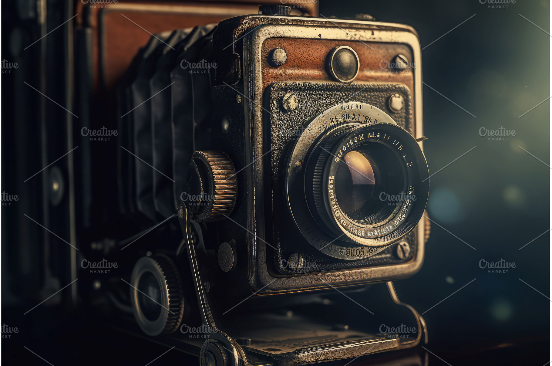 Old camera closeup. Generate Ai, an Architecture Photo by Ylivdesign