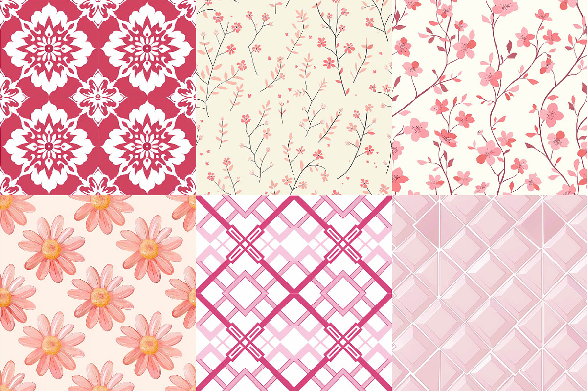 Tile Pattern Set, a Texture Illustration by DreamPrint404 (Photo 6 of 7)
