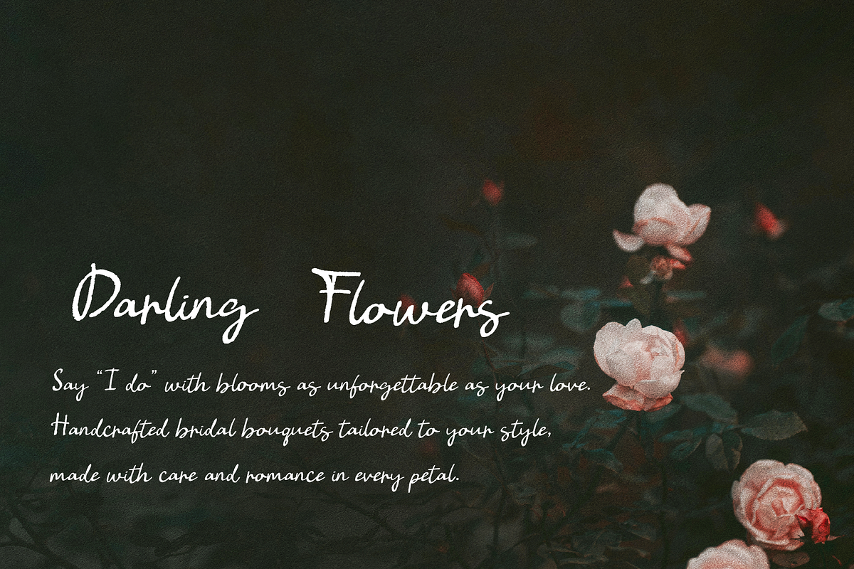 Bon Appetit Darling Pencil Script, a Handwritten Font by Kaya Fonts (Photo 36 of 44)