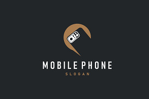 Smartphone logo modern mobile phone, a Branding & Logo Template by Maylianaw28