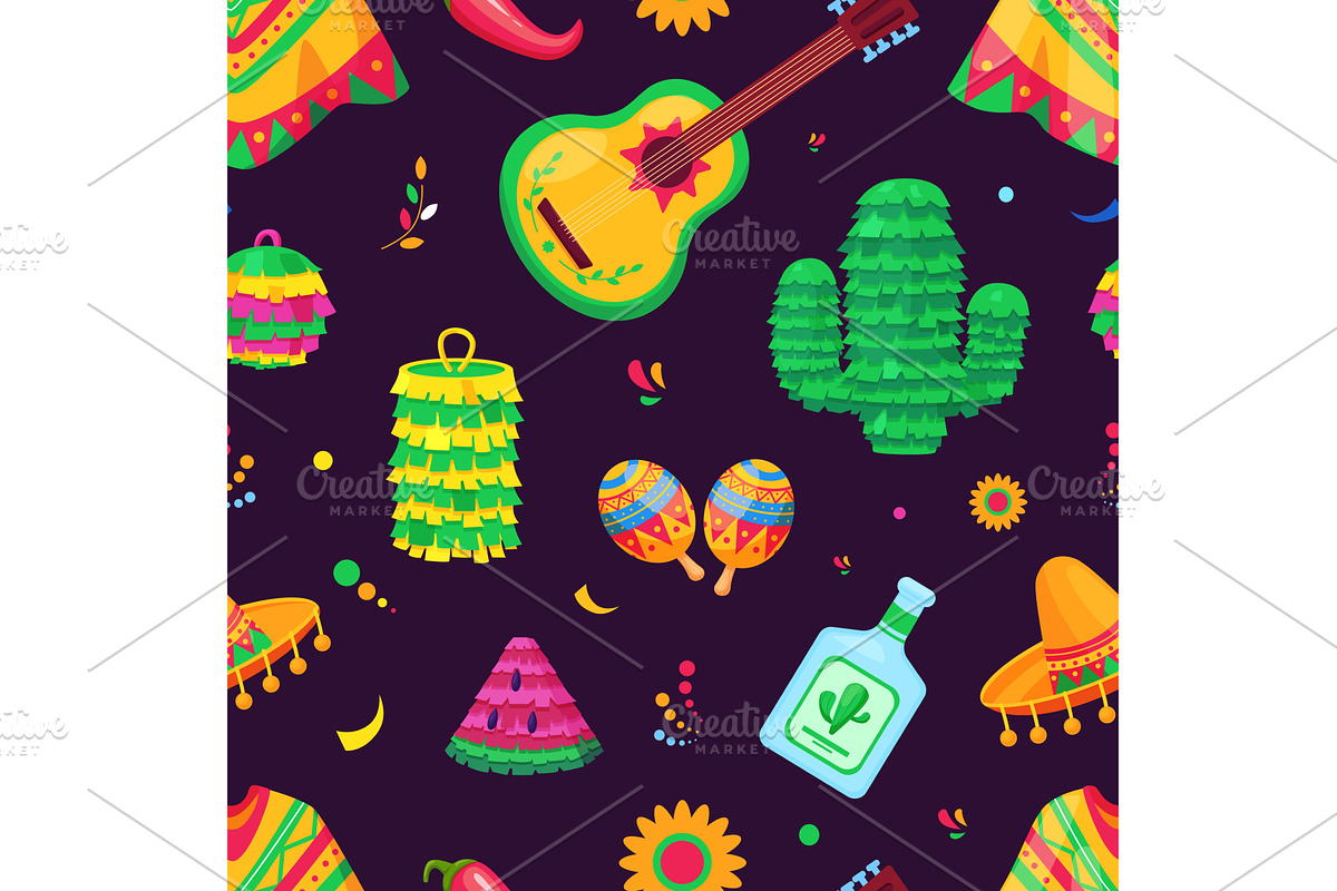 Mexican traditional festival, an Illustration by LadadikArt