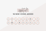 132 Blush Instagram Highlight Covers, a Social Media Template by Indie Grace Design (Thumbnail 4 of 5)