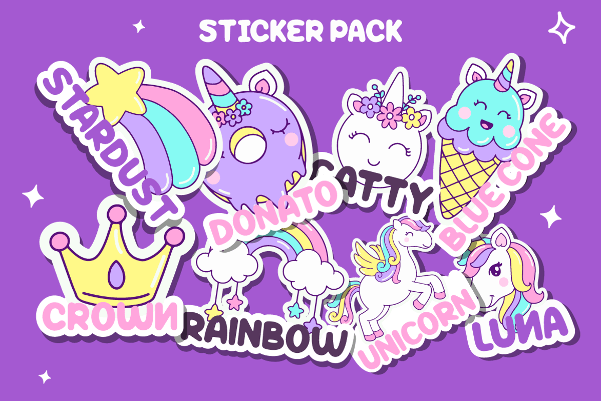 Peppy Pegasus -  Quirky Unicorn Font, a Font by PutraCetol Studio (Photo 5 of 10)