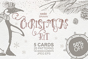 50%OFF -Christmas KIT Vol.2- Vector, an Animal Illustration by OlgaAlekseenko (Thumbnail 1 of 5)