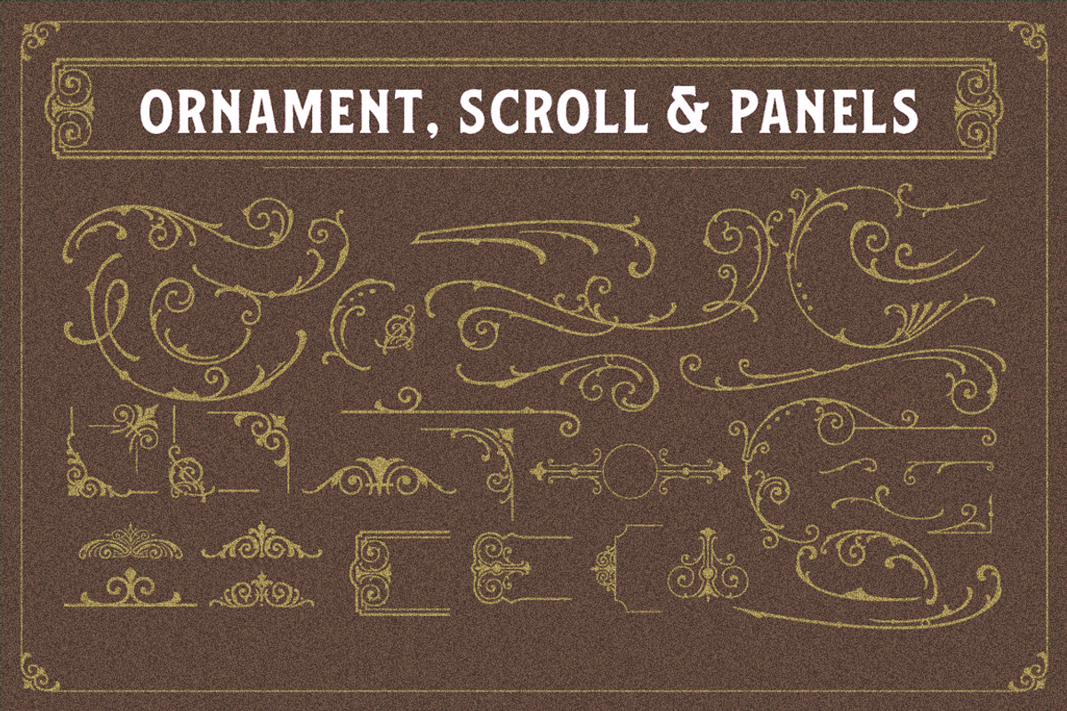 Balford Font and Ornament preview 8