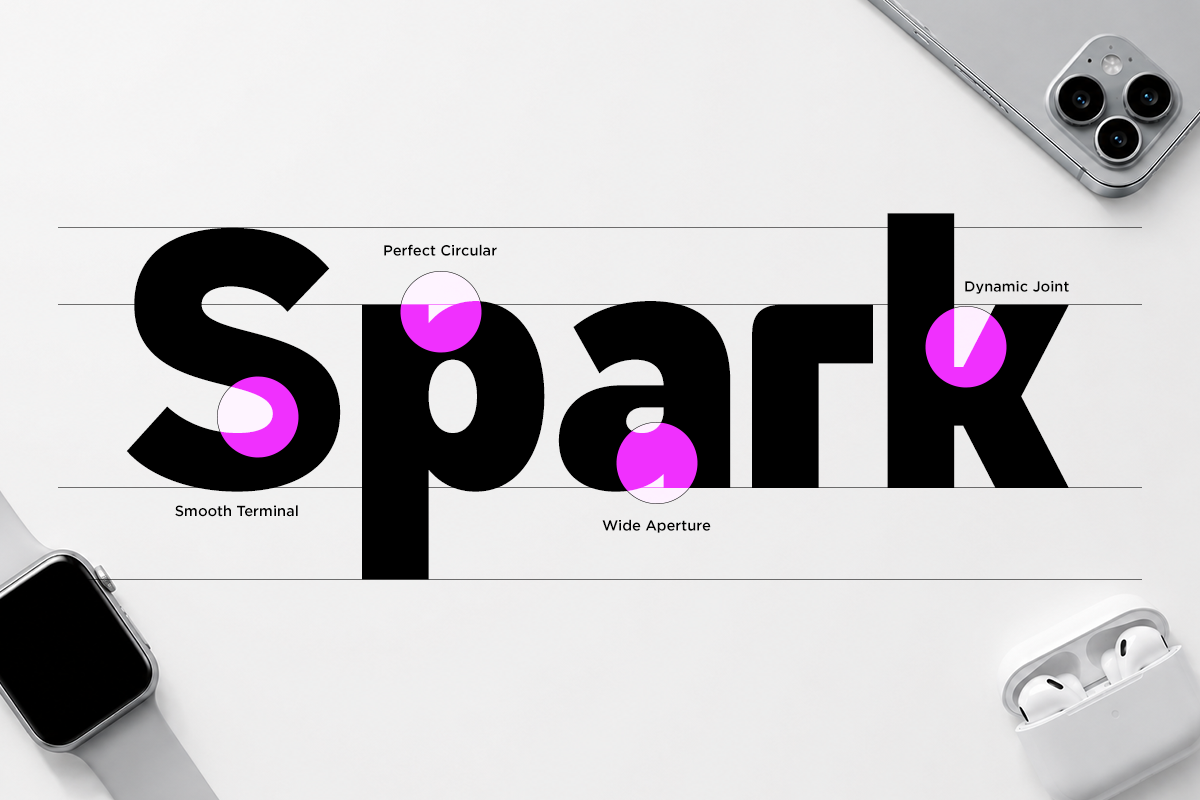 Kaineto – Geometric Bold Sans Font, a Sans Serif Font by RagamKata (Photo 2 of 10)