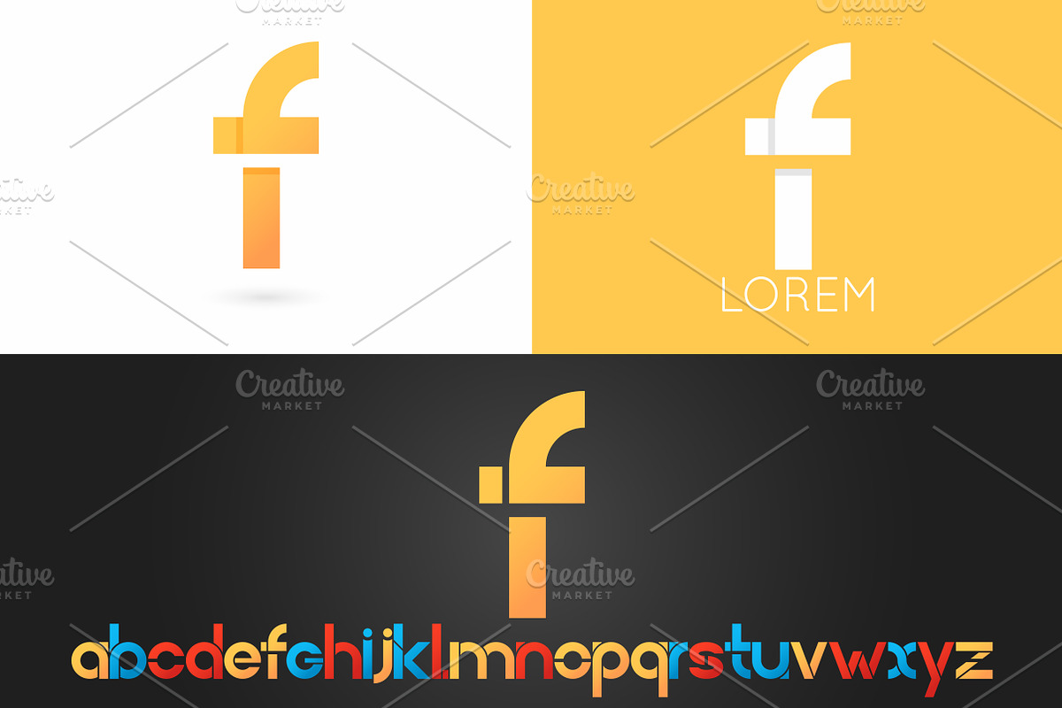 Letter F logo vector icon, a Branding & Logo Template by PushLogo (Photo 1 of 3)