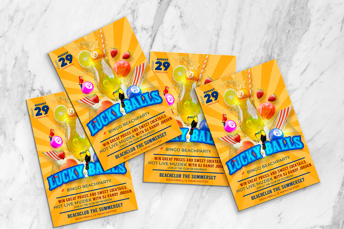 Summer Bingo Flyer, a Flyer Template by Art and Flyers (Photo 2 of 2)