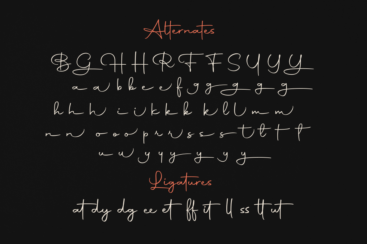Autography - Signature Font, a Script Font by Hendra Pratama (Photo 15 of 16)