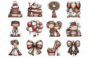 Watercolor New Year Clipart, an Illustration by SinaCreation (Thumbnail 2 of 8)