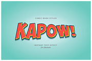 Comic and Cartoon Text Effects (AI), a Layer Style Add-On by Vector Galore (Thumbnail 10 of 11)