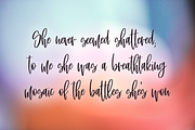 Saturday Brunch, a tight tall script, a Script Font by Rachel White Art (Thumbnail 15 of 18)