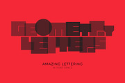 Geometric Headline Font, a Symbol Font by artyway (Thumbnail 4 of 7)