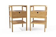 Bedside Table - IKEA NORDKISA, a Furniture 3D Model by 3DCargo (Thumbnail 2 of 26)