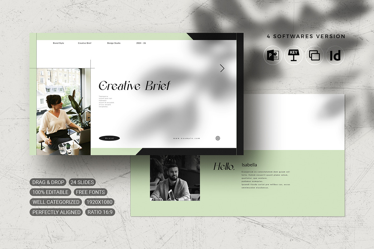 Creative Brief Template, a Presentation Template by WhiteGraphic (Photo 1 of 8)