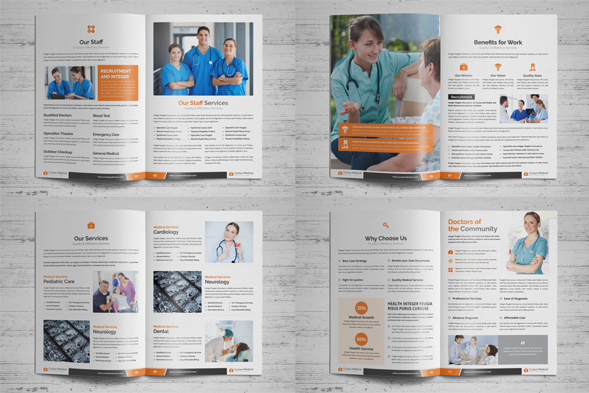 Medical HealthCare Brochure v4, a Brochure Template by Miyaji75 (Photo 14 of 15)