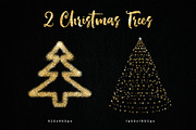 Gold Glitter Overlay Frames Borders, a Texture Graphic by Nifty Template Studio (Thumbnail 9 of 9)
